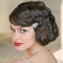 Acconciatura sposa 2013 con capelli corti e ondulati