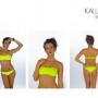 Costume da bagno a fascia bikini Lovers 2013 giallo fluo