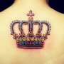 Foto e significato tatuaggi corona reale e da principessa