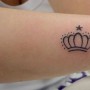 Immagine Tatuaggio corona con piccola stella