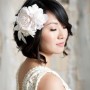 Pettinatura sposa con capelli medio corti 2013