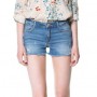 Short in jeans Zara estate 2013