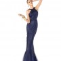 Abito da cerimonia a sirena blu notte mod Rusia 2014 Pronovias