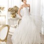 Abito da sposa con corpino semitrasparente 2014 mod Lexas
