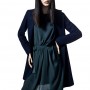 Cappotto e abito blu petrolio Sisley inverno 2013 2014