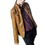 Giubbino in pelle Sisley autunno 2013