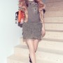 Gonna a balze e pelliccia ecologica Patrizia Pepe inverno 2014