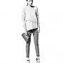 Pantaloni aderenti fantasia damascata Sisley autunno inverno 2013 2014
