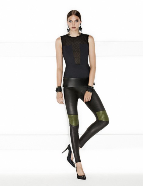 Pantaloni in pelle Pinko inverno 2013 2014
