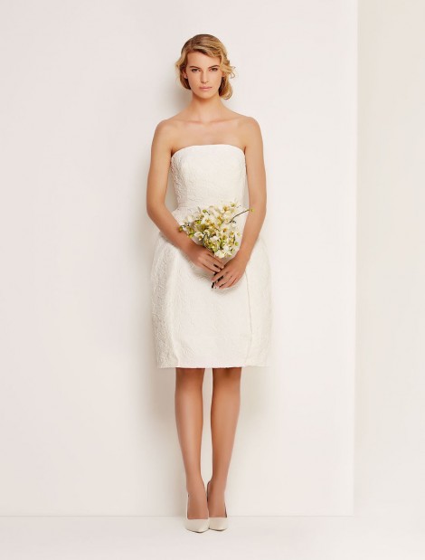 Abito da sposa corto 2014 a palloncino Max Mara mod Peonia prezzo 750 euro
