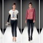Abito lungo fantasia Tartan inverno 2013 2014 Denny Rose