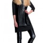 Abito tunica e leggings effetto pelle Fornarina inverno 2013 2014