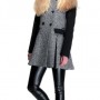 Cappotto bicolore Fornarina inverno 2013 2014