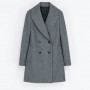 Cappotto doppiopetto Zara inverno 2014 prezzo 79 euro