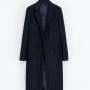 Cappotto gessato Zara inverno 2013 2014 prezzo 149 euro