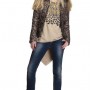 Piumino leopardato Fornarina inverno 2013 2014