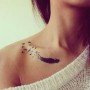 Tatuaggio piuma