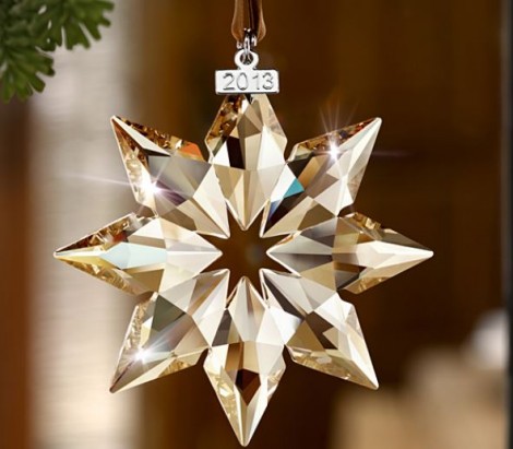 Decorazione Natalizia Stella di Swarovski 2013