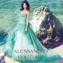 Abito da sposa 2014 da principessa color verde acquamarina