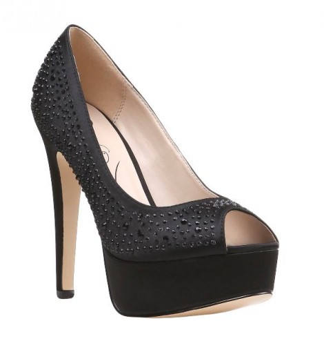 Decollete open toe Bata Capodanno 2014 prezzo 39,99 euro