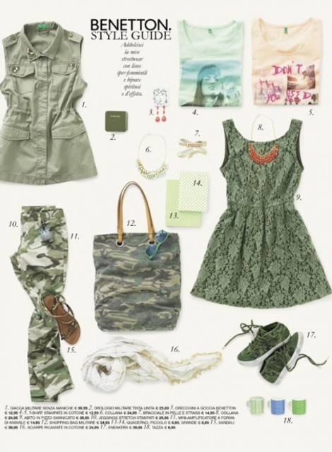 Outfits Benetton primavera 2014