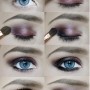 Trucco da sera per occhi azzurri