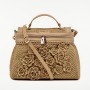 Borsa Twin Set in paglia pelle e pizzo estate 2014 prezzo 186 euro