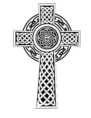 Disegno per tatuaggio croce celtica