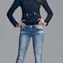 Giacchina e jeans Fornarina collezione primavera 2014