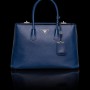 Novita borsa Prada Twin bag blu collezione primavera estate 2014