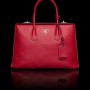 Nuova Twin bag Prada primavera estate 2014 rosso fuoco prezzo 2100 euro
