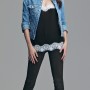 Top e jeans Fornarina collezione primavera 2014