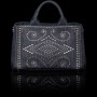 Bauletto in denim Prada estate 2014 prezzo 1100 euro