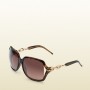 Occhiali da sole Gucci donna primavera estate 2014 con strass prezzo 360 euro