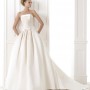 Abito da sposa con scollo dritto e tasche 2015 mod Barcli