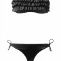 Bikini nero a fascia con volant estate 2014 Tezenis