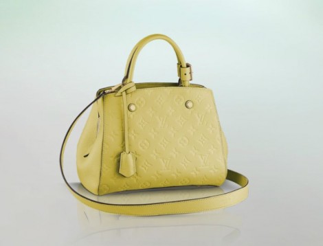 Nuova borsa Louis Vuitton estate 2014 Montaigne BB gialla