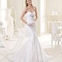 Abito a sirena in pizzo 2015 collezione Nicole