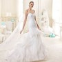 Abito da sposa a sirena con gonne a balze 2015 Nicole