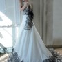 Abito da sposa bianco e nero 2015 Aimee