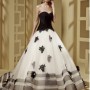Abito da sposa bianco e nero 2015 Nicole Romance