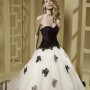 Abito da sposa bianco e nero 2015 collezione Nicole Romance