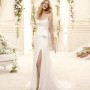 Abito da sposa scivolato con spacco Nicole 2015