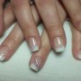 French bianco decorazione unghie per la sposa