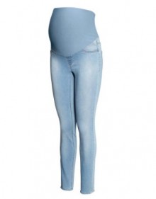 DeDavide Leggings Lunghi Premaman: Morbidi In Cotone Ed Elastan, Taglia M (Marrone)