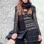 Abito in pizzo stretch Patrizia Pepe pre collezione autunno inverno 2014 2015