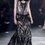 Abito lungo Roberto Cavalli sfilata collezione inverno 2014 2015