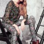 Blusa e leggings stampa floreale Patrizia Pepe autunno inverno 2014 2015