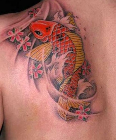 Tatuaggio Carpa Koi Significato: Foto
