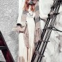 Gonna lunga plisse e felpa Patrizia Pepe pre collezione inverno 2014 2015